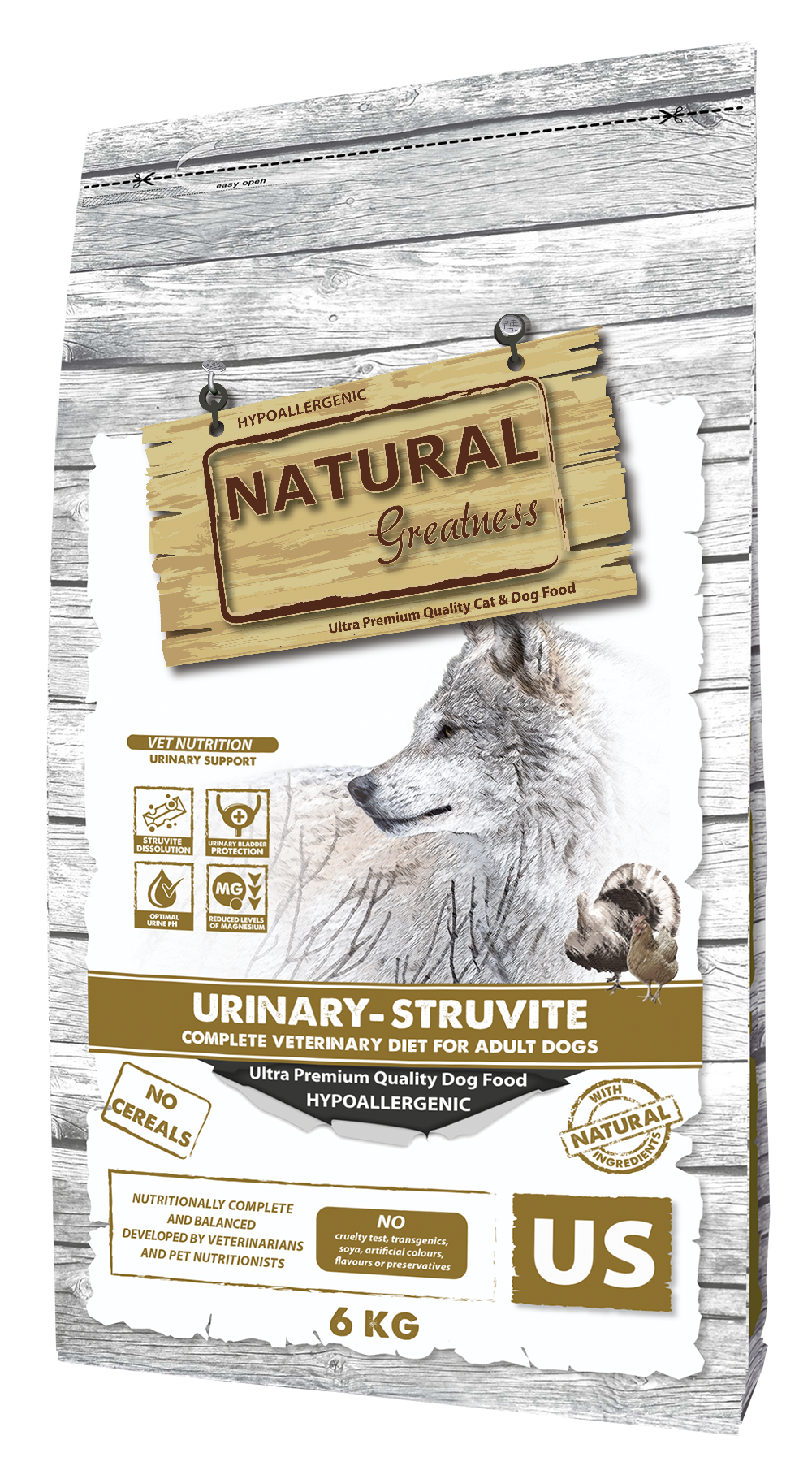NATURAL GREATNESS Veterinär Diät Urinary-Struvite
