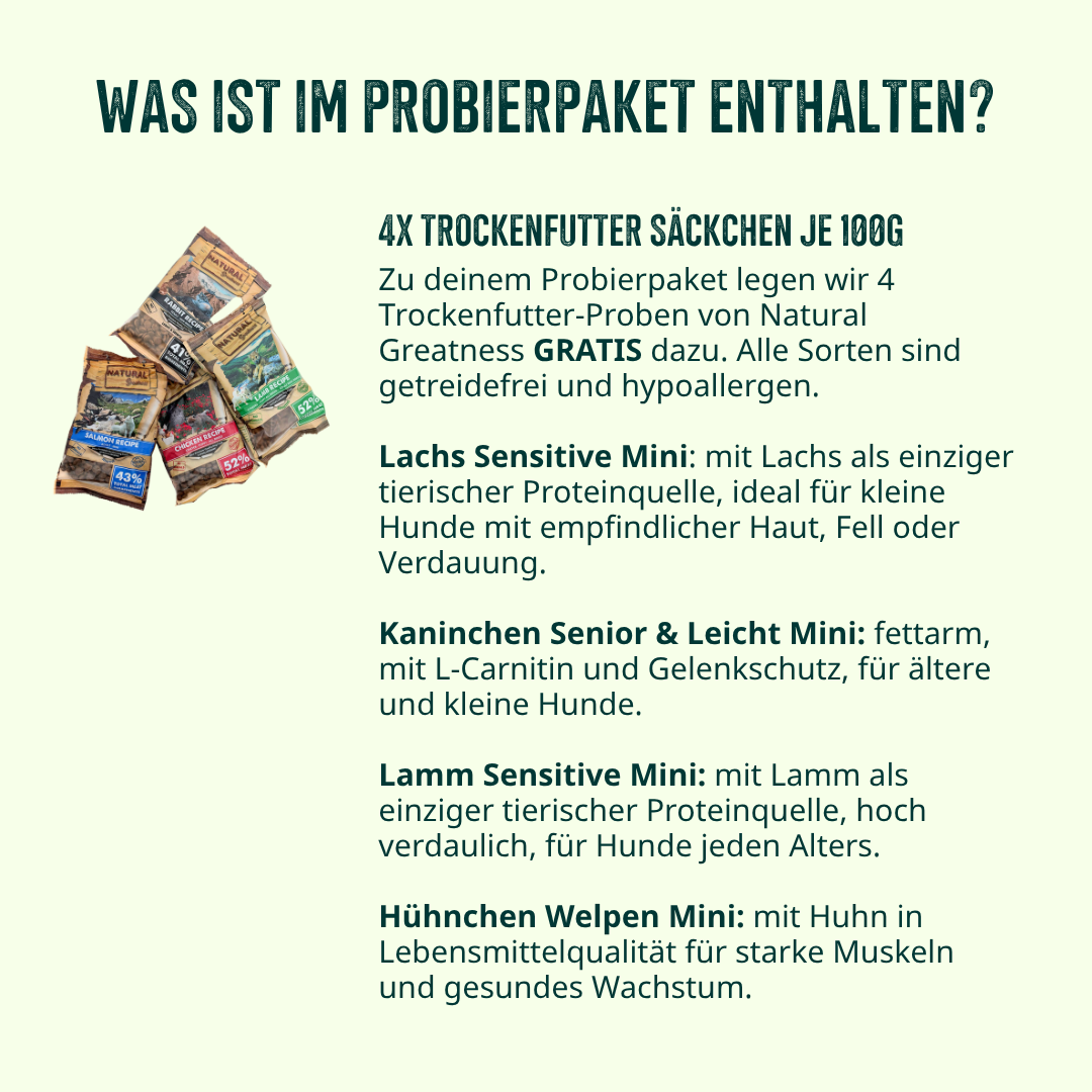 Gewichtskontrolle Probierpaket Hund