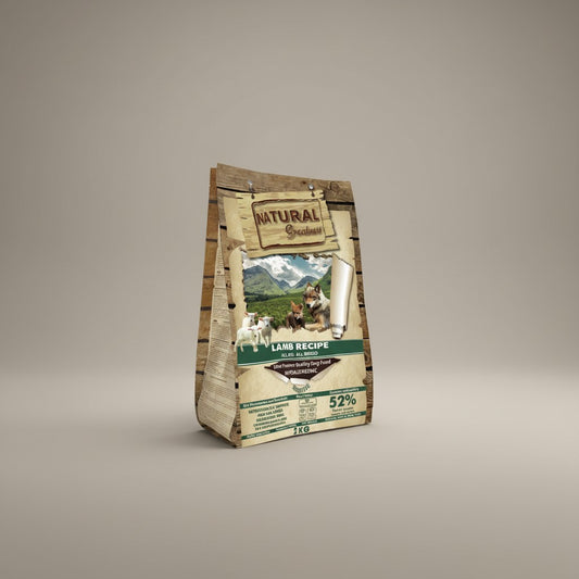 Lupiora Natural Greatness Lamm Trockenfutter für Hunde, getreidefrei und hypoallergen in 2kg Packung
