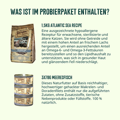 Kastrierte & Senior Katze Probierpaket