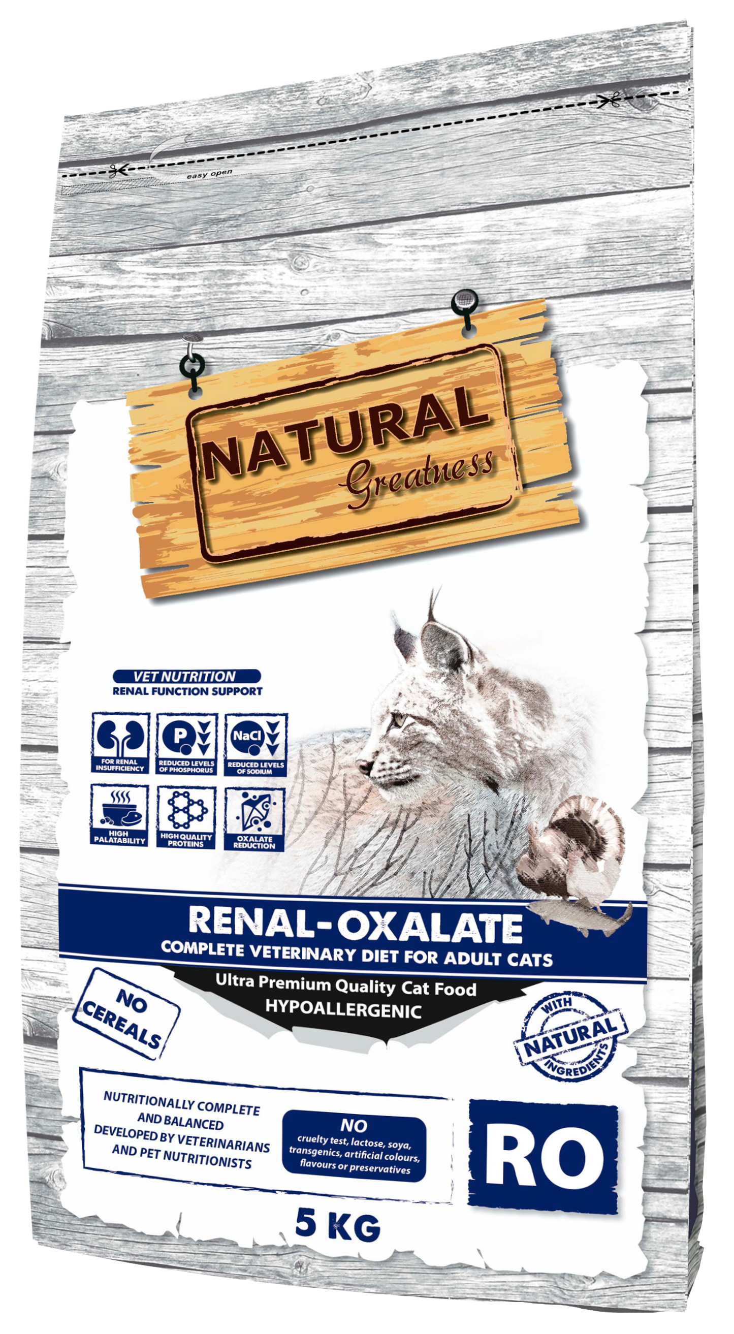 NATURAL GREATNESS Veterinär Diät Renal-Oxalate