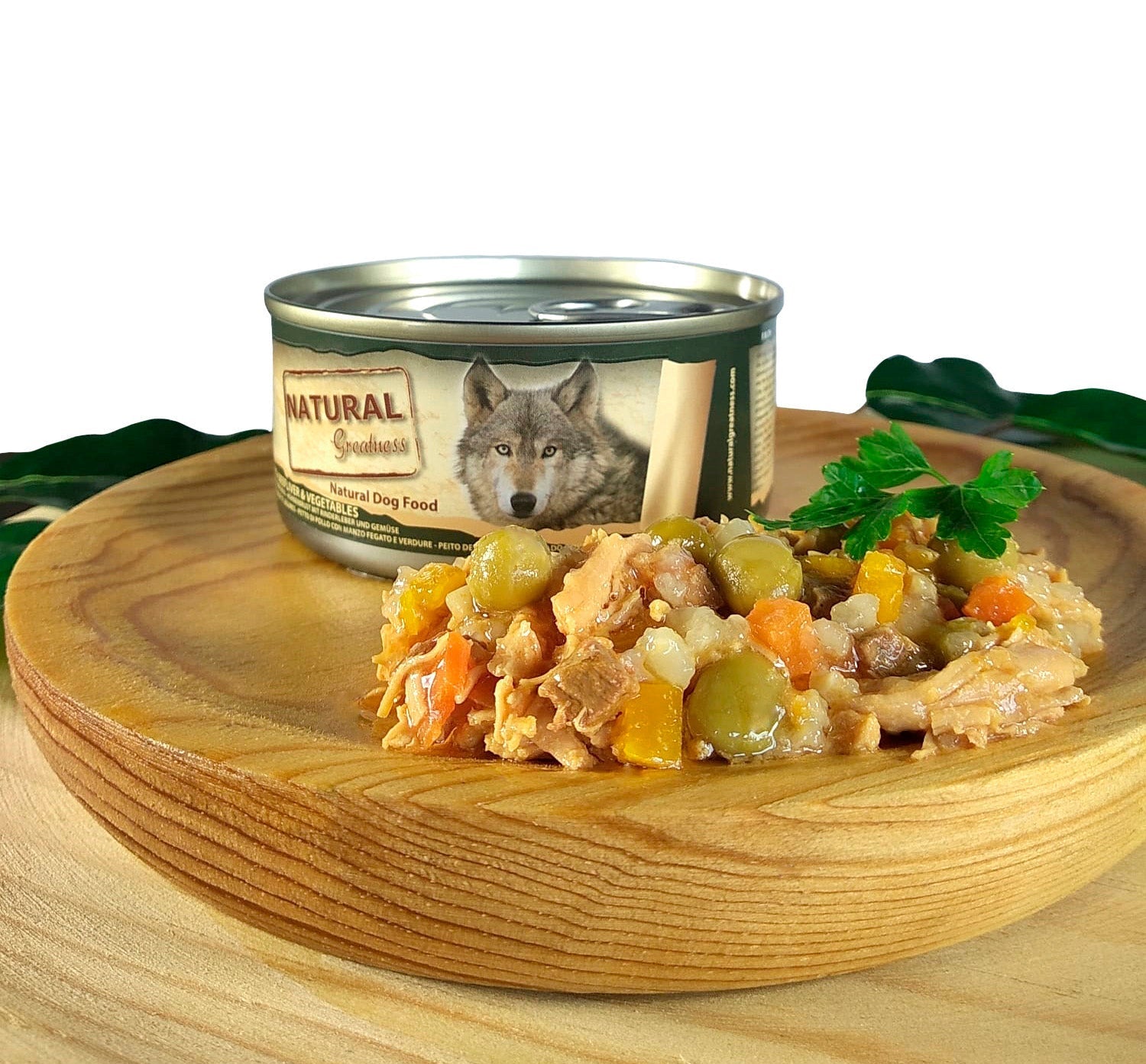 Chicken Breast with Beef Liver and Vegetables