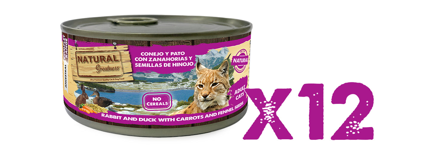 NATURAL GREATNESS Hase und Ente mit Karotten und Fenchelsamen (Set)