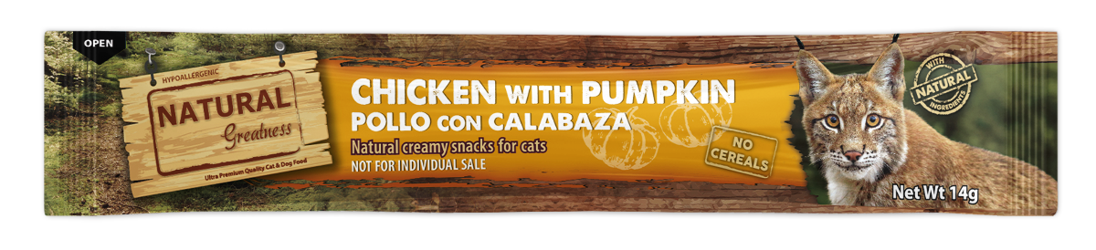 NATURAL GREATNESS Huhn-Kürbiscreme - Verdauungsunterstützung, 56 g