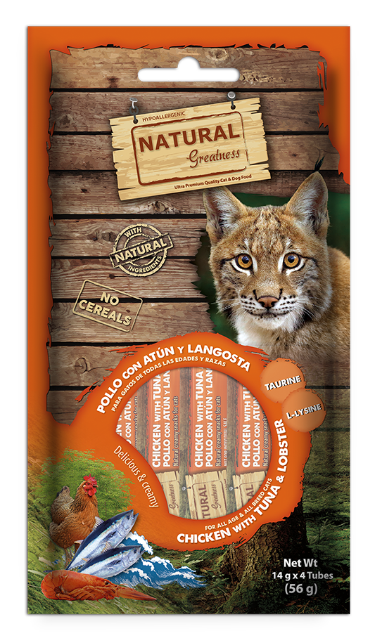 NATURAL GREATNESS Huhn-Thunfisch-Hummercreme - Unterstützung des Immunsystems, 56 g