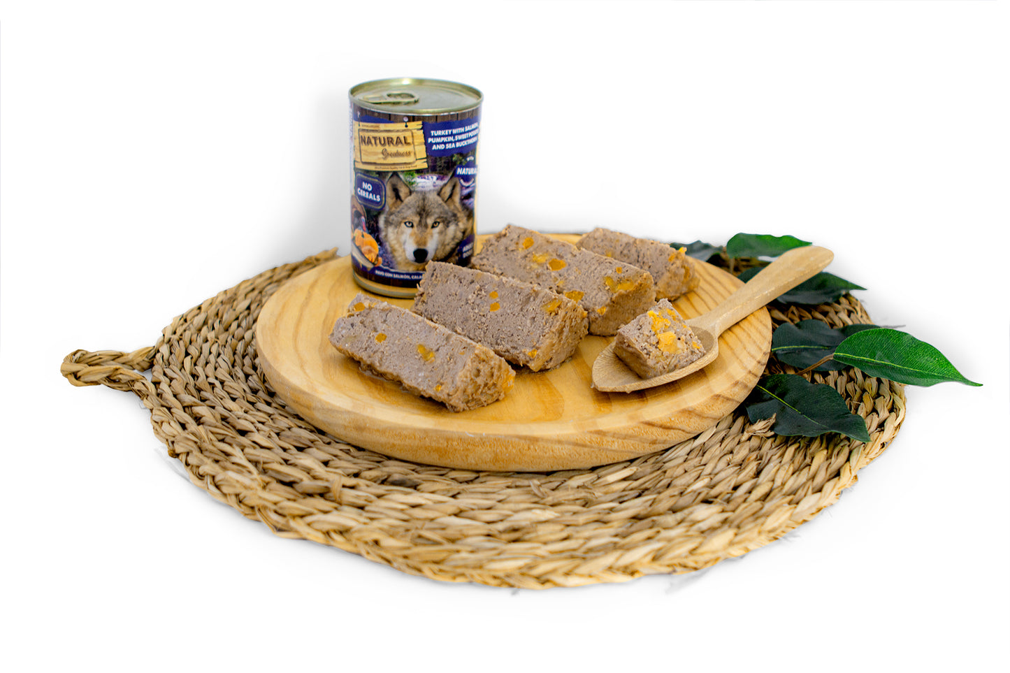 NATURAL GREATNESS Truthahn mit Lachs, Kürbis, Süßkartoffel und Sanddorn (Set)