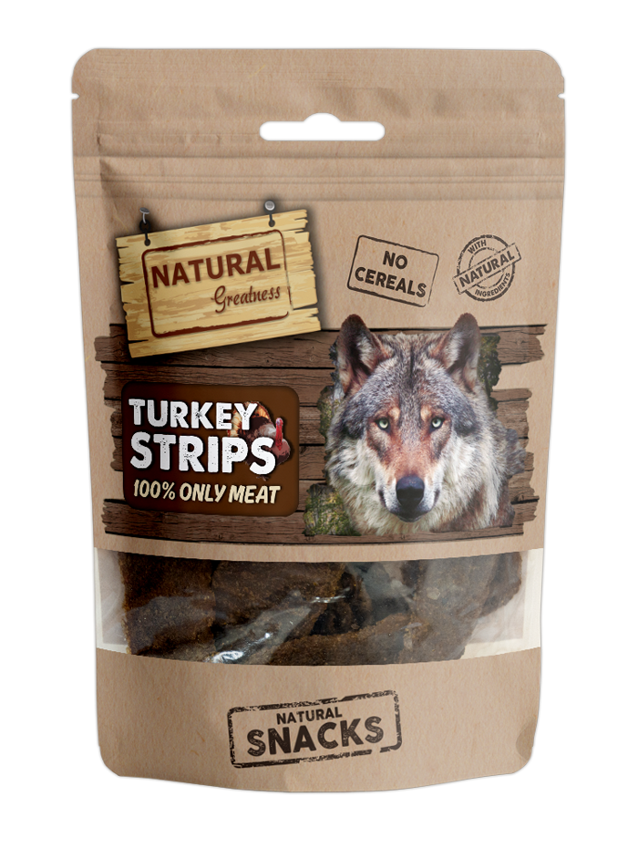 NATURAL GREATNESS Truthahnstreifen, 100% Fleisch