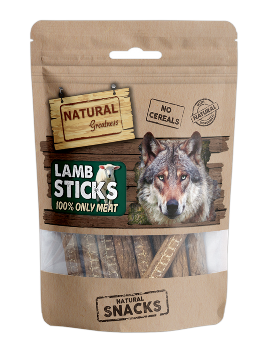 NATURAL GREATNESS Lammsticks, 100% Fleisch