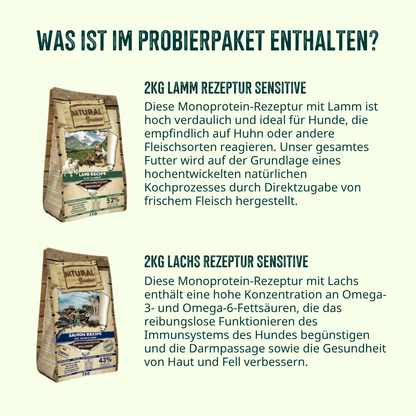 Trockenfutter Sensitiv Probierpaket Hund