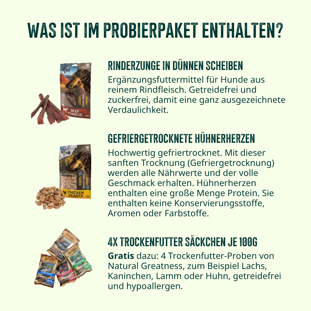 Kausnacks Probierpaket Hund