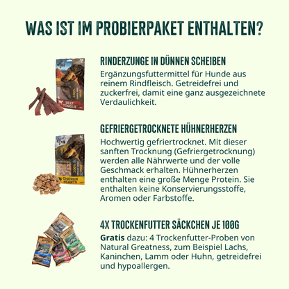 Kausnacks Probierpaket Hund