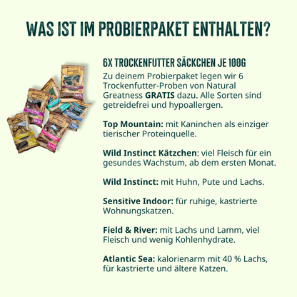 Kastrierte & Senior Katze Probierpaket