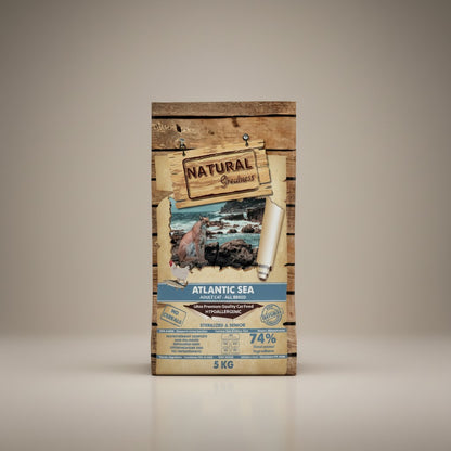 Lupiora Natural Greatness Atlantic Sea Katzenfutter für sterilisierte und ältere Katzen mit Lachs, getreidefrei