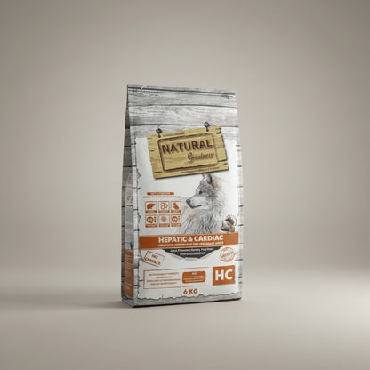 Lupiora Natural Greatness Hepatic-Cardiac Diätfutter für Hunde bei Leber- und Herzproblemen, 6 kg Beutel
