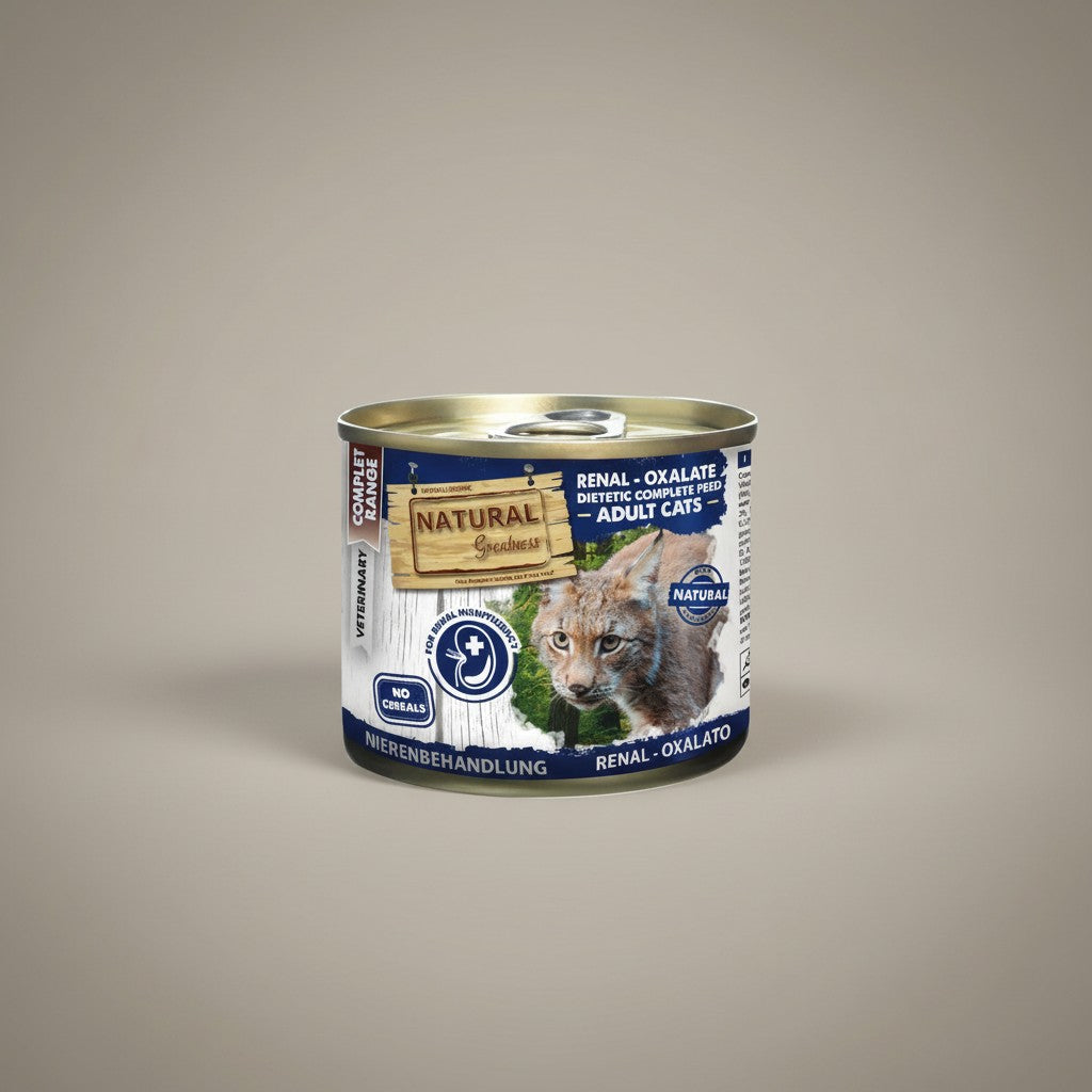 Lupiora Natural Greatness Renal-Oxalate Nassfutter für Katzen bei Nierenproblemen in der Dose