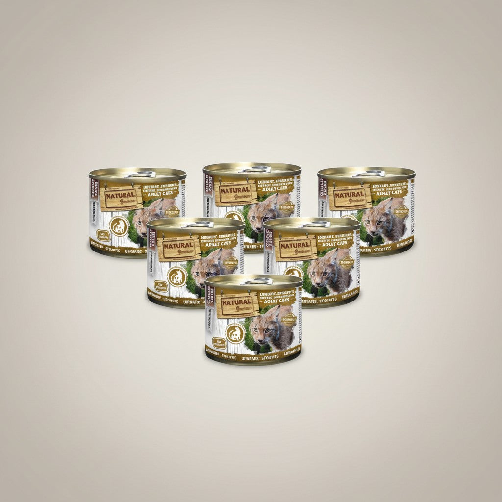 Lupiora Natural Greatness Urinary-Struvite Nassfutter Set für Katzen zur Unterstützung der Harnwege