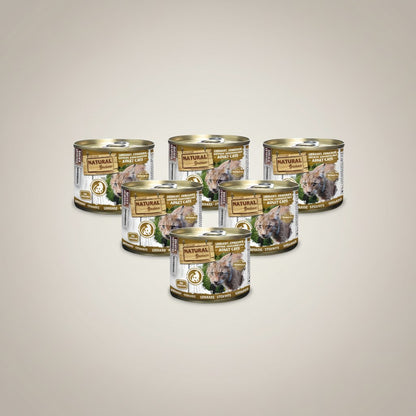 Lupiora Natural Greatness Urinary-Struvite Nassfutter Set für Katzen zur Unterstützung der Harnwege