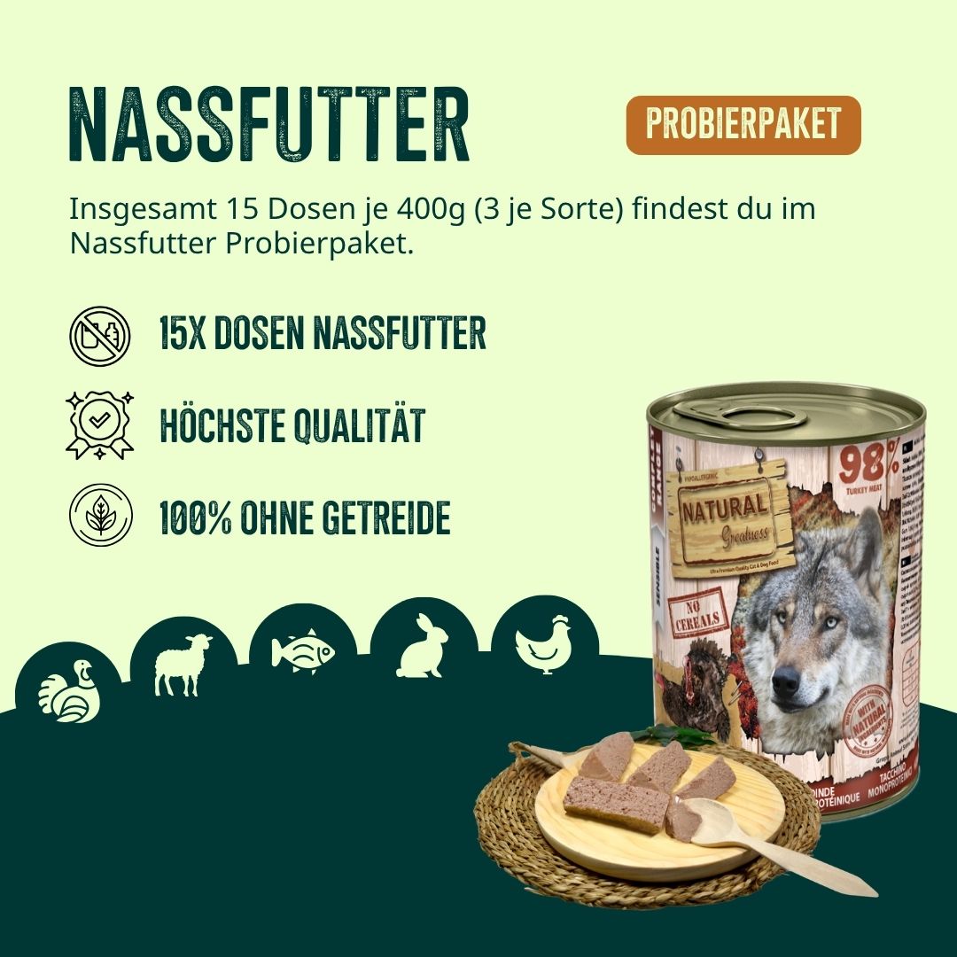 Nassfutter Probierpaket